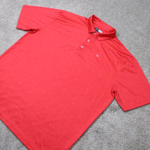 Callaway Opti-Dri Polo Shirt Mens XL Red  Polyester Golf Short Sleeve Pullover - Picture 3 of 12
